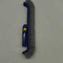 POOLAZA Pool Brush, 17.5'' Pool Brush Head for Inground Pools & Above-Ground Pools, Durable Pool Scrub Brush Fit Standard Pool Pole, Enhanced Pool Brushes for Cleaning Pool Walls with Curved Ends (Blue)