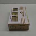 N9R 300PCS Gold Plastic Silverware, Heavy Duty Gold Plastic Cutlery Set Disposable Flatware Dinnerware, 100 Forks, 100 Spoons, 100 Knives, Perfect for Party, Wedding and Daily Use