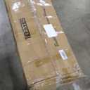 Teraves Reversible L Shaped Desk White - 66.1" Corner Gaming Computer Desk, Office Workstation Modern Home Study Writing Table, Marble Gold