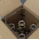 Metal Candle Holder 5 Arms Candle Stand for Christmas Wedding Centerpiece Holiday Party Candelabra Decoration 12 inch