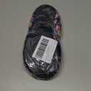 LeIsfIt Womens Slippers Adjustable Diabetic Slippers Wide Soft Arthritis Edema House Shoes Warm Fuzzy Slipper Socks with Rubber Sole (5.5-6.5, Navyflower)