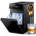 ecozy 2.4" Clear Ice Ball Maker Countertop Minimal Footprint, Sphere Ice