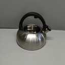 Whistling Teapot 3L Stainless Steel Whistle Teapot with Heat-Resistant Handle for All Heat Sources Whistling Tea Kettle 21108