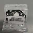 Magnetic Anti-Lost Straps for AirPods,4 Pack Ultra Strong Magnetic AirPods Strap Anti-Lost Neck Rope Cord,Soft Silicone Sports Lanyard Compatible with AirPods 1&2/ Pro /2nd/3rd (2Black+2White)