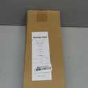 Extra Long Curtain Rods for Windows 240 Inches, 1 Inch Diameter Adjustable Black Curtain Rod, Heavy Duty Modern Curtain Rod with Simple Finials, 32"-240"