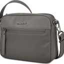 Travelon Anti-Theft Addison Small Crossbody (One Size, Gray)