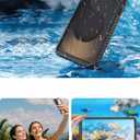 Miimall for Samsung Galaxy S25 Ultra Case Waterproof,IP68 Underwater,360 Full Heavy Duty Protection,Built-in Screen&Camera Protector,Military Shockproof Dropproof Rugged Case for S25Ultra,Black/Clear