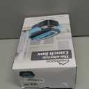 Electric Lunch Box, Food Warmer Heater 12V 24V 110V, 80W Faster Heated Lunch Box for Car/Truck/Home Portable Heating Boxes with 1.5L 304 SS Container Fork & Spoon (Fluorescent green)