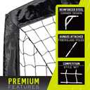 Franklin Sports Blackhawk Backyard Soccer Goal - Portable Pop Up Soccer Nets - Youth + Adult Folding Indoor + Outdoor Goals - Multiple Sizes + Colors