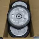 (4 Pack) Lawn Mower Wheels Kit Compatible with Honda HRR216 HRS216 HRT216 Walk Behind Lawn Mower - 2 Rear Wheels Replaces 42710-VE2-M02ZE + 2 Front Wheels Replace for 44710-VL0-L02ZB