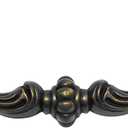 4-Pack 4.5" C-C Bail Drawer Pull Drop Dresser Pull Antique Brass Swing Drawer Handle Vintage Style 4 1/2" 115 mm Centers (4,Antique Brass)