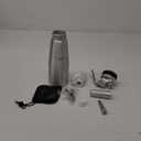 Aluminum Whipped Cream Dispenser with 3 Nozzles, Brush & Recipe Guide (Silver)