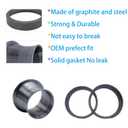 Port Torque Cones Gasket Seal Kit Compatible for Harley Big Twin Sportster 883/1200 1986-2017 Dyna FXD Softail Touring