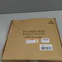 Flameless Candles with Embedded Star String, 12 Pcs Battery Operated LED Pillar Candles with Remote and Timer, Suitable for Home Decor, Party, Christmas & Wedding (White)