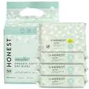 The Honest Company 100% Pure Organic Cotton Dry Wipes | Multi-Use Disposable Facial Cloth and Baby Wipe | Hypoallergenic and Gentle on Skin | 192 Count