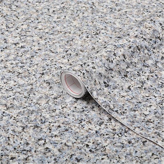 d-c-fix self-Adhesive Film Granite Grey Stone 26.5'' x 78.7" - FA346-8049