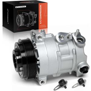 A-Premium A/C Compressor with Clutch Compatible with Chrysler Sebring 2.7L 3.5L 2007-2008, Dodge Avenger 2.7L 3.5L 2008