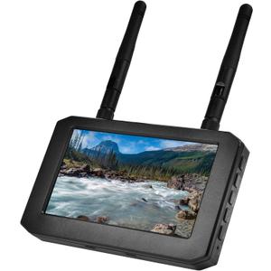 FPV Monitor for FPV Camera- 5.8Ghz 4.3" FPV Display Screen with DVR 40CH Receiver 800x480 IPS Display Built-in Battery for RC Hobby FPV Drone RC Car FPV VTX Goggles