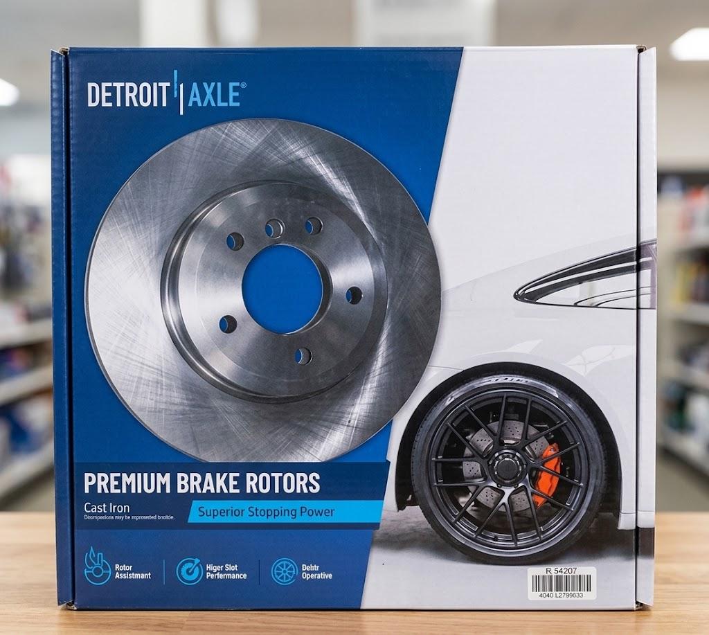 Detroit Axle Premium Brake Rotors R-31312 Cast Iron Rear Pair