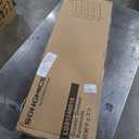 SONGMICS Dresser for Bedroom, Chest of Drawers, Steel, MDF, 8 Non-Woven Fabric Drawers, Storage Organizer Unit, Closet, Entryway, Ink Black and Ebony Black ULGS124B01S