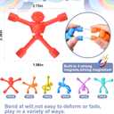 FilmHOO Magnetic Toys Figures, 6pcs, Travel Toys for Toddlers & Kids Gifts | Magnets Toy for Kids,Fridge Magnets Airplane Car Travel Essential,Stocking Stuffers Gifts Toy for 4 5 6 7 8 Year Old