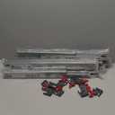 6 Pairs of 24 Inch Undermount Soft Close Drawer Slides,Bottom Mount Full Extension Drawer Glides Rails for Frameless Cabinet