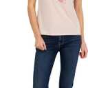 Spyder Women's Floral Chase The Sun Graphic Short Sleeve Tee T-Shirt (Beige, M)