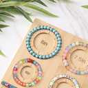 Petoysoso Bead Board for Jewelry Making, Bamboo Beading Board for Jewelry Bracelet Making, DIY Bracelet Bead Board