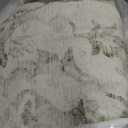 Area Rug 6x9 Living Room Rug, Machine Washable Vintage Distressed Medallion Rug Non-Slip Soft Low Pile Large Indoor Rugs for Bedroom Kitchen Dining Room Office(Beige,6'x9')