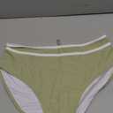 BMJL Women's High Waisted Bikini Sets Sporty Two Piece Swimsuits Color Block Cheeky High Cut Bathing Suits Only panties XL