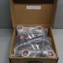 Bont Roller Skates - LowCut Quadstar Speed Skating - Roller Skates - Indoor and Outdoor - 100% Leather Size 42, Black 