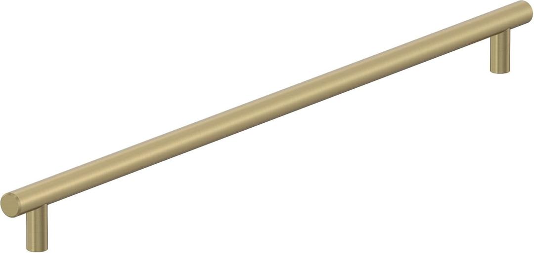 Amerock BP54026BBZ | Golden Champagne Appliance Pull | 24 inch (610mm) Center-to-Center Cabinet Handle | Bar Pulls | Furniture Hardware