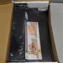 Spice Rack Kitchen Cabinet Organizer- 3 Tier Bamboo Expandable Display Shelf Black