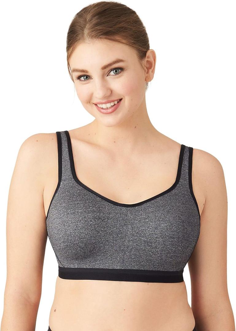 Wacoal Women's Sport Convertible Underwire Bra (36C, Grey Heather)