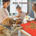 Palksky (2 Pack) 468-Cavity Mini Round Silicone Mold/Chocolate Drops Mold/Dog Treats Pan/Semi Sphere Gummy Candy Molds for Ganache Jelly Caramels Cookies Pet Treats Baking Mold