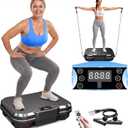 AoraPulse Vibration Plate for Lymphatic Drainage with 9 Programs 250 Speeds | Vibrating Plate Exercise Machine Weight Loss, 400 Lbs Capacity Full Body Workout Shake Plate for Home Women Men