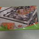 Stove Gap Covers 2PCS, Stove Gap Filler Stainless Steel,13.8'' to 27.5'' Adjustable Length,Range Trim Kit,Oven Stove Gap Guard Between Stovetop and Counter,Easy to Clean Heat Resistant, Black