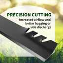 600901 603992 O regon G3 Gator Blades 60" 42" Decks Compatible with Hustler Z, Diesel Z, Super 104, Raptor SDX SD XD XL X, Replace 793794 794230 793935 794214 602771 794685, 3 Pack
