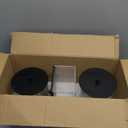 Glass Jars and Acrylic Dryer Sheet Holder, Laundry Pods Container with Bamboo Lid and 27 Labels, Powder Detergent Containers for Laundry Room Organization, Storage Jars Set (3 Pack, Black)