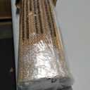 LazBlinds 100% Blackout No Drill Bamboo Roman Shades, Cordless Bamboo Blinds for Indoor Windows, Room Darkening Shades for Home & Patio, Thermal Insulated, Acron, 33.5" W x 64" H