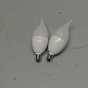 Feit Electric CA10 LED Candle Bulb Flame Tip, 40W Equivalent, Dimmable, Color Selectable 6-Way, 5CCT, E12 Candelabra Base, 90 CRI, 450 Lumens, Chandelier Bulb, 22-Year Life, CFF40/6WYCA/2, 2 Pack