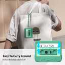 AirPods Pro 2 Case Cover, KOREDA Cute Funny Cassette Tape Design Cartoon Silicone Protective Case for AirPods Pro 2nd/1st Generation (Green)