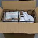 Drink Dispenser, 2PCS 1 Gallon Glass Drink with Stand for Parties (Double, with Stand)