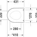 Duravit Various series Toilet Seat 0069890000 White
