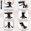 Plantar Fasciitis Night Splint: 2025 Adjustable Upgraded Planters Facetious Relief Brace Plantar Fasciitis Relief Achilles Tendonitis Night Splint for Plantar Fasciitis(blue-A)