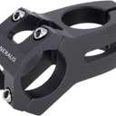 Bike Stem 45mm Short Bicycle Stem Handlebar Riser Extender for Road Bike, Mountain Bike, MTB, BMX, Cycling (Black)