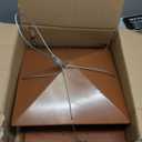 Mealworms Bird Feeders for Bluebirds - Metal - Huge Caged Squirrel-Proof Bird Feeders with 2 Cups, DIY Wild Bird Feeders Outdoor Hanging (Brown), Attract Wild Birds, 2lbs Seed Capacity+1 Mealworms Cup