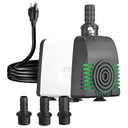 Knifel 540GPH Submersible Water Pump - Fountain pumps with Auto Shut Off, Adjustable Flow & Ultra-Quiet for Fountains, Ponds, Aquariums, Fish Tank, and More