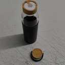 21oz Borosilicate Glass Water Bottles with Silicone Non-Slip Sleeve & Leak-Proof Lid-Reusable Drink Bottle for Office,Travel,Gym,Hiking-BPA Free,Ideal Gift for Home,Car &Fitness (Pink+Black+Green)