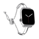 PlusRoc Stainless Steel Band Compatible with Apple Watch Band 38mm 40mm 41mm 42mm 44mm 45mm 46mm 49mm iWatch SE Series 10 9 8 7 6 5 4 3 2 1, Slim Versatile Bangle Bracelet for Women